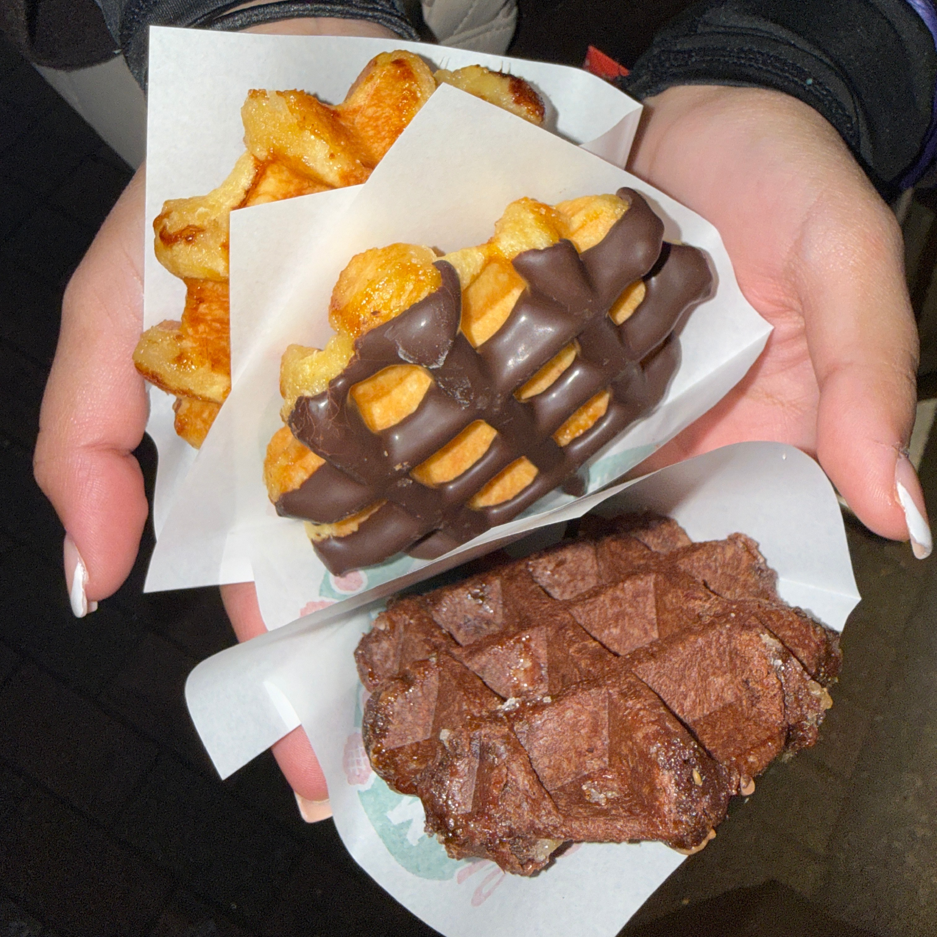 Photograph of Belgian Waffles in Japan