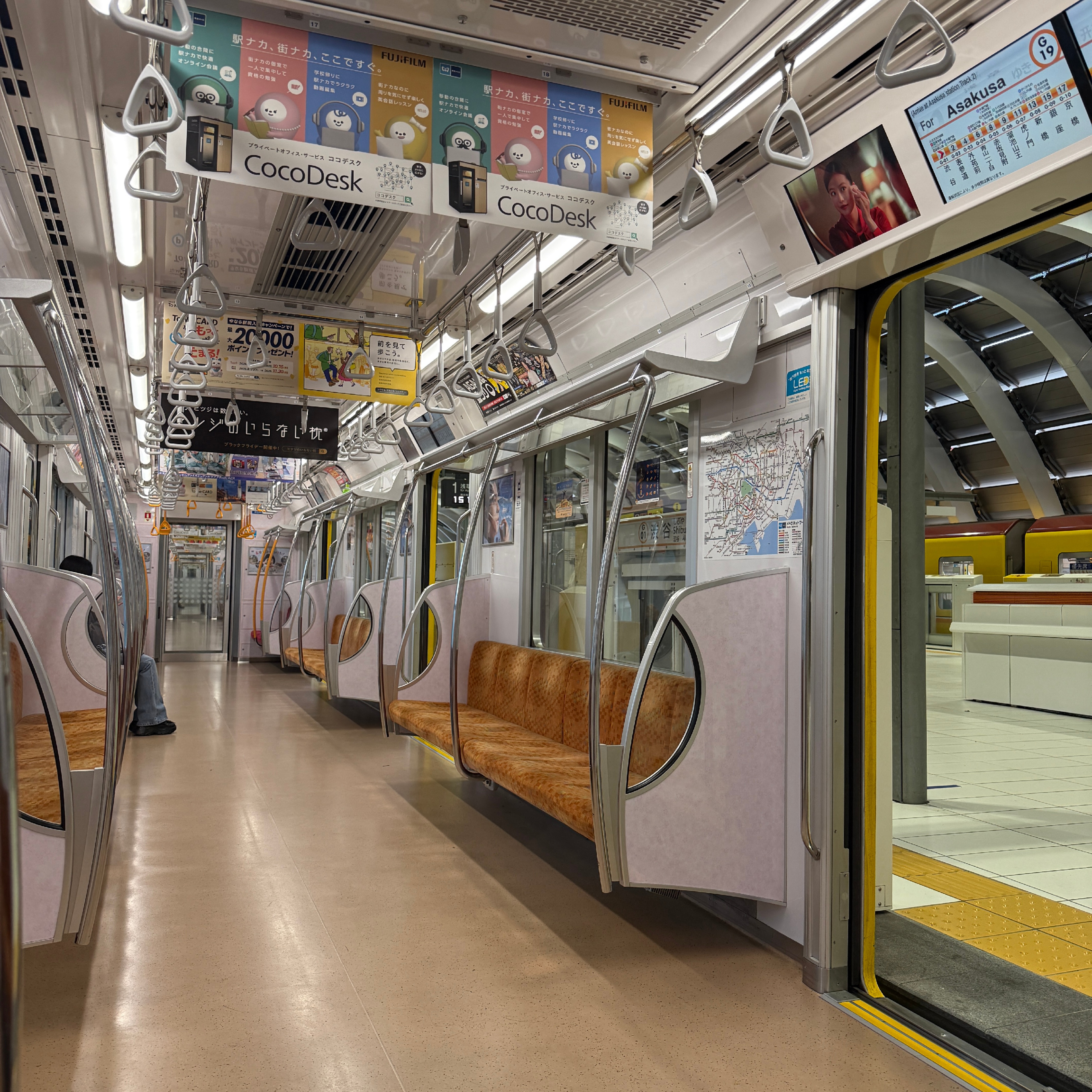 Photograph of Empty Japanese Train